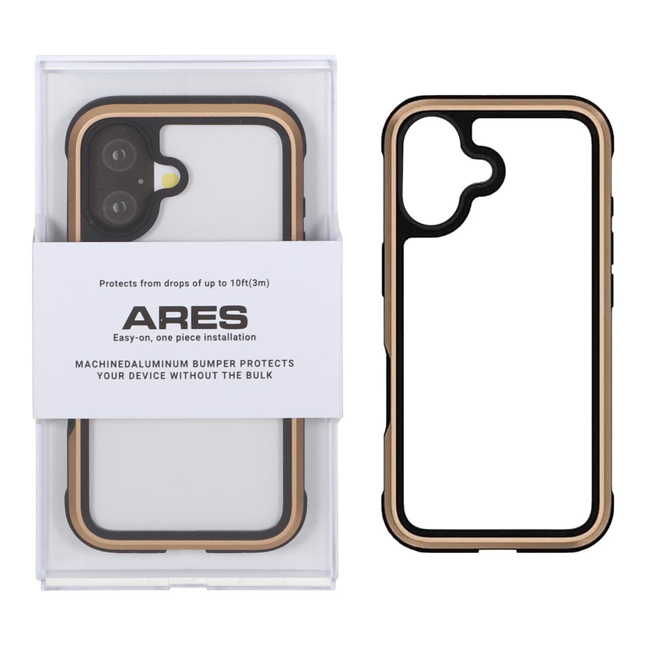 1516558 قاب Original KZDoo Ares مدل Apple iPhone 16 - طلایی (پک دار) - NTC - تصویر 1