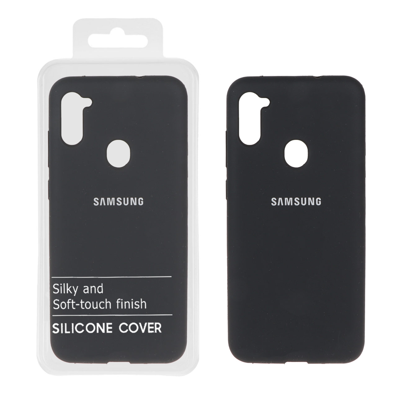 1521434 قاب سیلیکونی پاک کنی اورجینال درجه یک Samsung Galaxy A11 / M11 - مشکی (پک دار) - NTC - تصویر 1