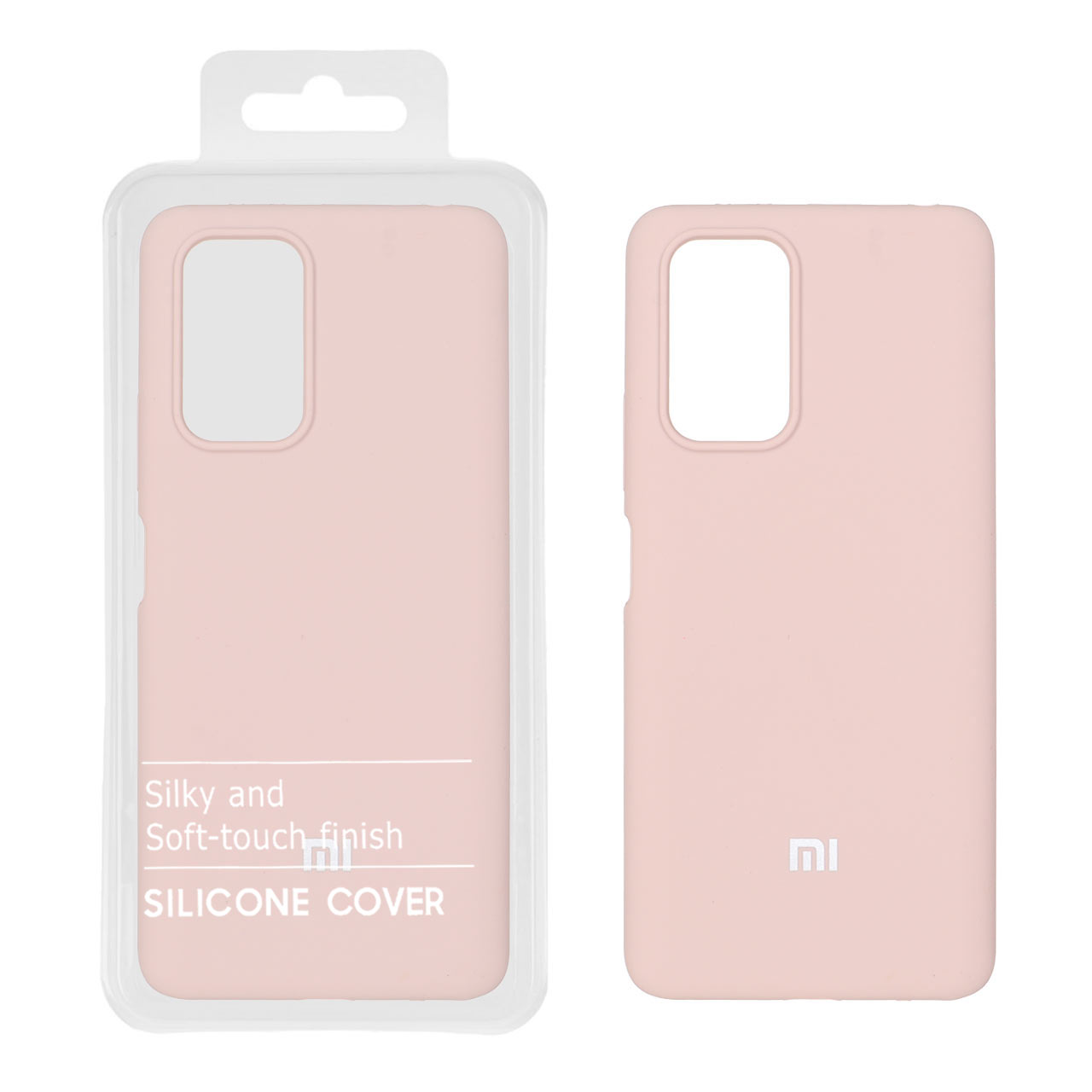 1521538 قاب سیلیکونی پاک کنی اورجینال درجه یک Xiaomi Redmi Note 10 Pro 4G / Redmi Note 10 Pro Max - کرم نارنجی (پک دار) - NTC - تصویر 1