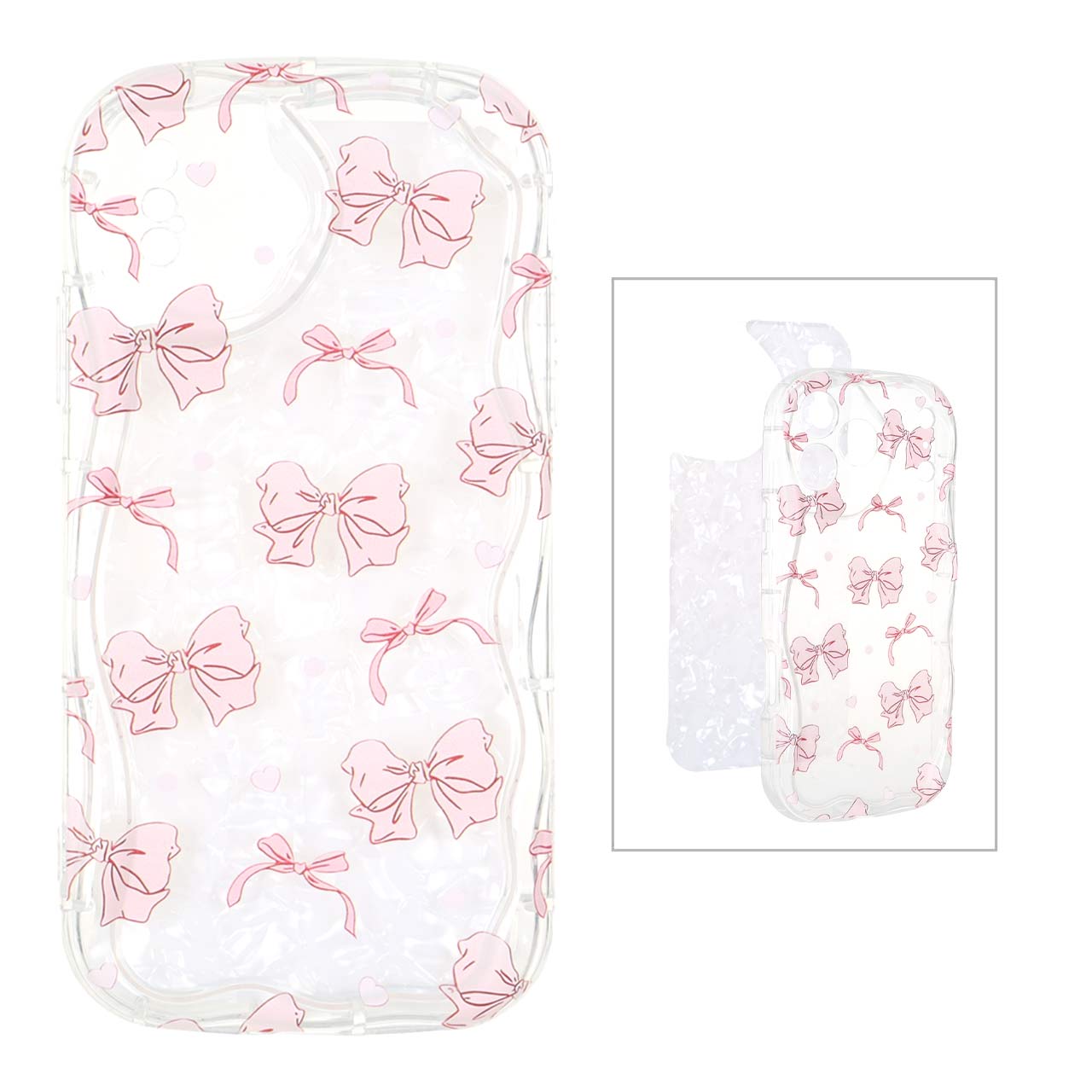 1521796 قاب کنگره ای ژله ای شفاف طرح دار با کاور ماربل Apple iPhone X / iPhone XS - کد 12 - تصویر 1