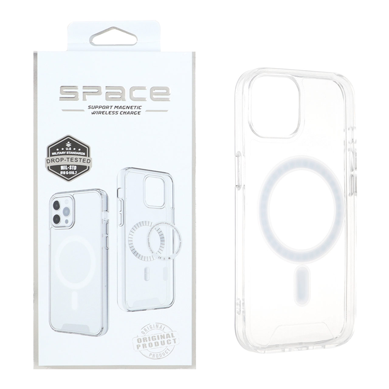 1523160 قاب اورجینال Space شفاف Magsafe مدل Apple iPhone 13 / iPhone 14 (پک دار) - تصویر 1