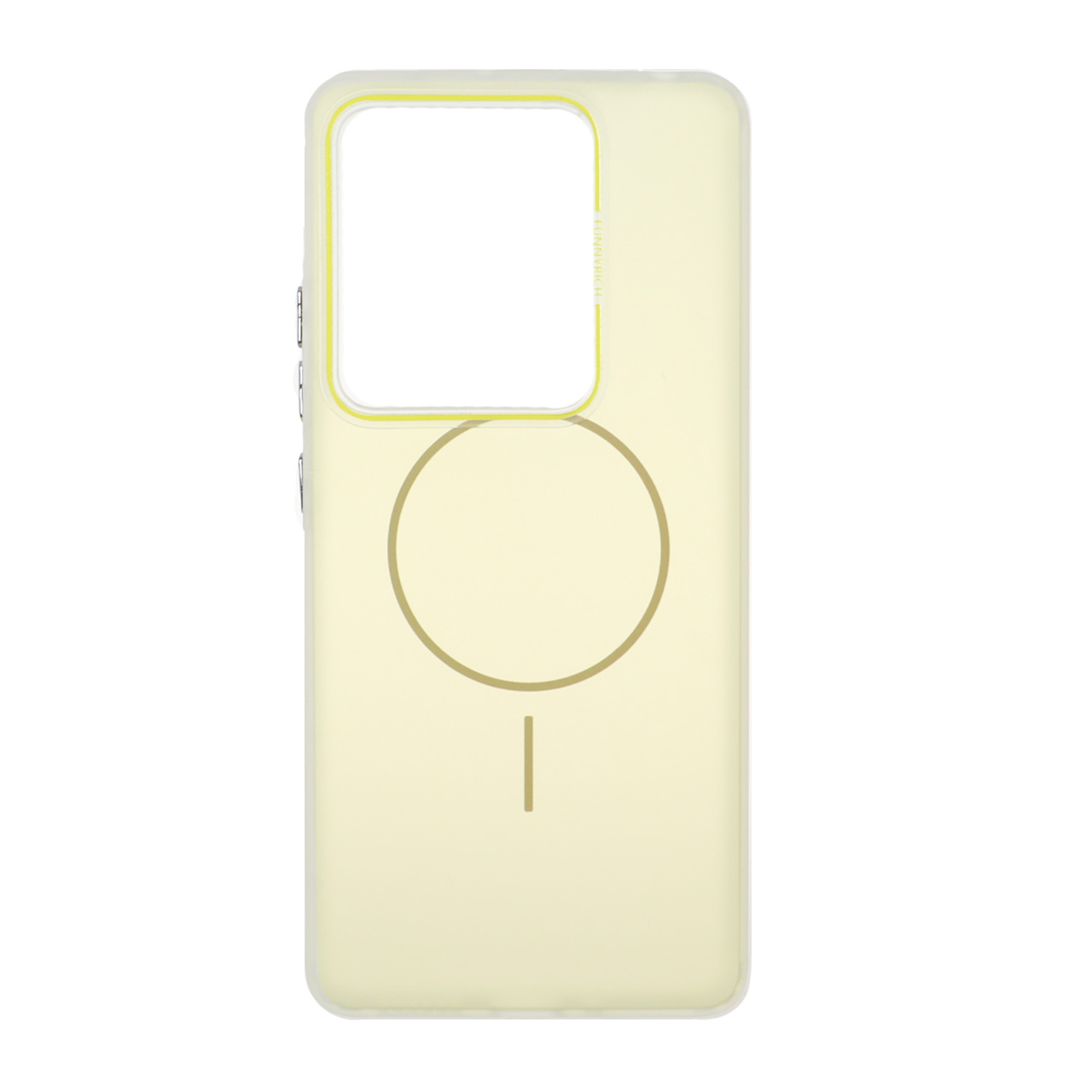 1524880 قاب مات Funnyrich طرح مگ سیف دور مات Xiaomi Redmi Note 14S / Note 13 Pro 4G / Poco M6 Pro 4G - زرد - تصویر 1