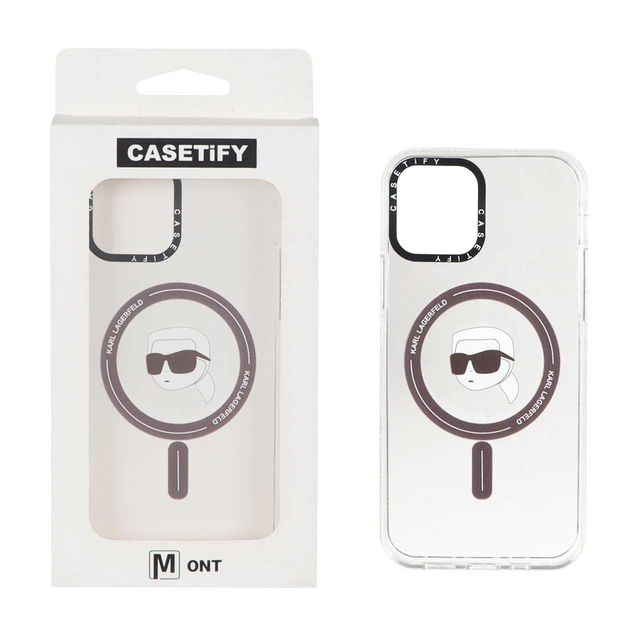 1527322 قاب Casetify شفاف Magsafe طرح دار Apple iPhone 12 Pro / iPhone 12 - کد 86 - تصویر 1