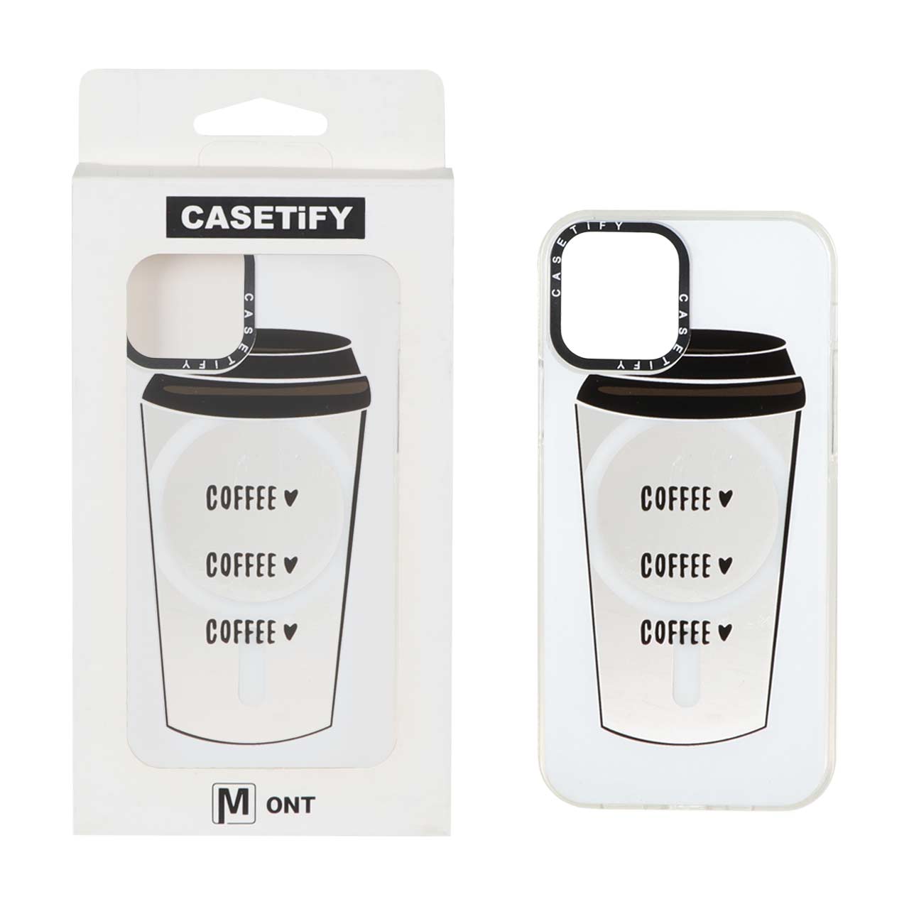 1527324 قاب Casetify شفاف Magsafe طرح دار Apple iPhone 12 Pro / iPhone 12 - کد 87 - تصویر 1