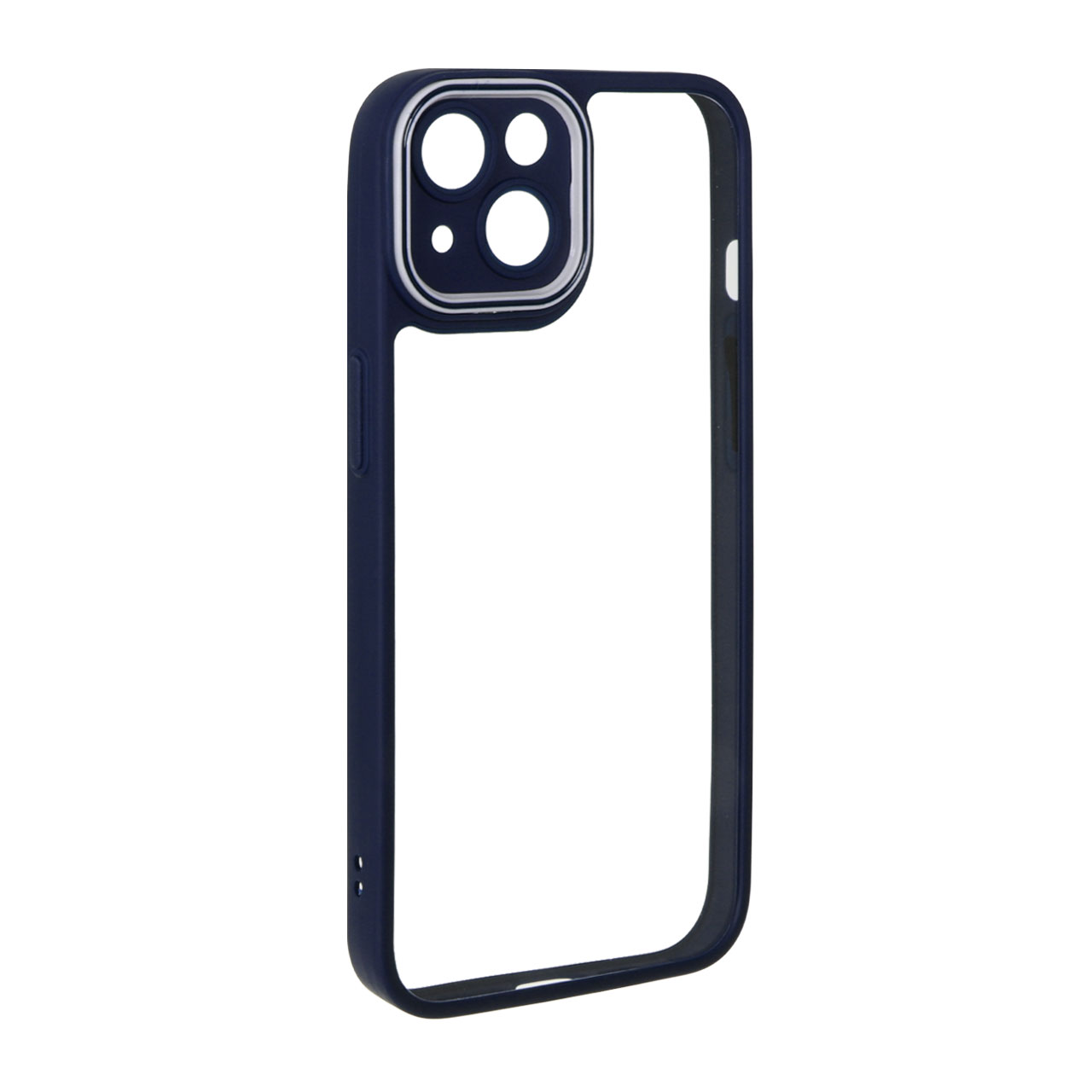 1527780 قاب شفاف دور رنگی محافظ لنز برجسته Apple iPhone 13 / iPhone 14 - سرمه ای - تصویر 1