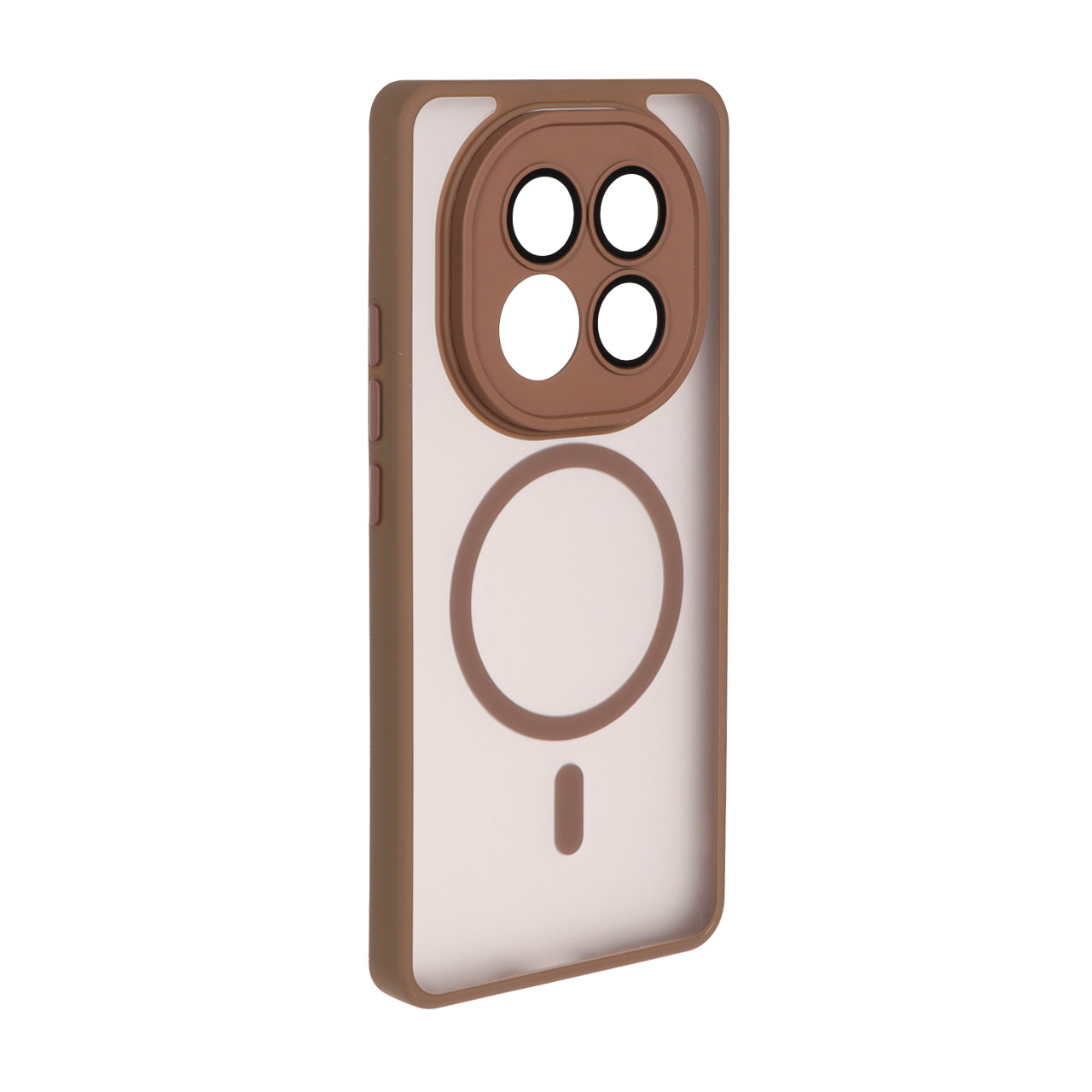 1529352 قاب مات MagSafe محافظ لنز گلس دار Xiaomi Redmi Note 14 Pro 4G - نسکافه ای - NTC - تصویر 1