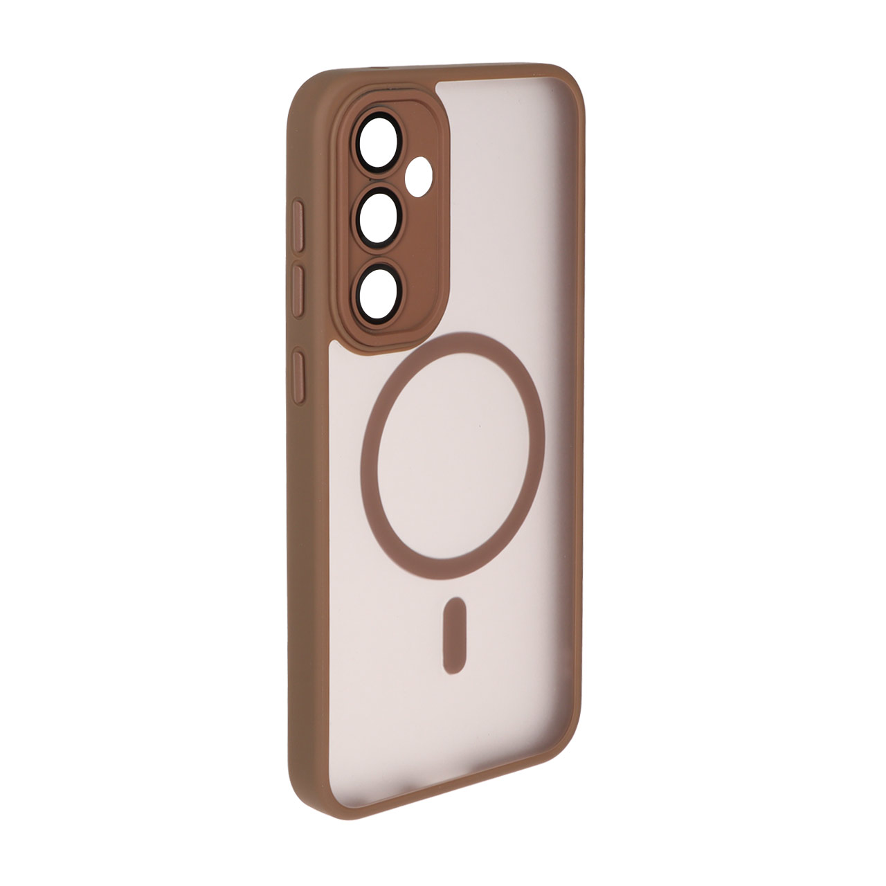 1529458 قاب مات MagSafe محافظ لنز گلس دار Samsung Galaxy S23 FE - نسکافه ای - NTC - تصویر 1