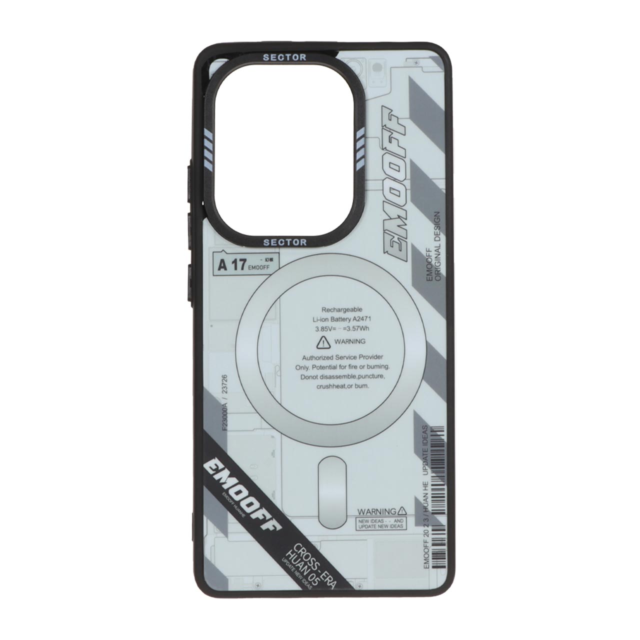 1529838 قاب Sector طرح مگ سیف Xiaomi Redmi Note 14S / Note 13 Pro 4G / Poco M6 Pro 4G - کد 16 - تصویر 1