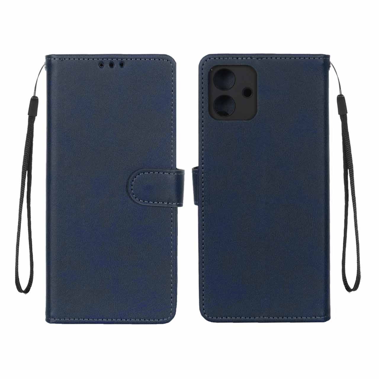 1530774 کیف موبایل مگنتی درجه یک MNC مدل Samsung Galaxy A07 - سرمه ای تیره - تصویر 1