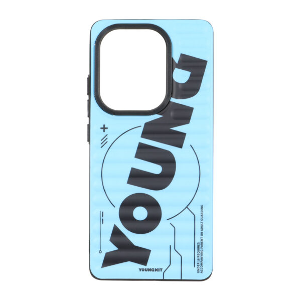 قاب Youngkit مورب Xiaomi Redmi Note 14S / Note 13 Pro 4G / Poco M6 Pro 4G - آبی روشن