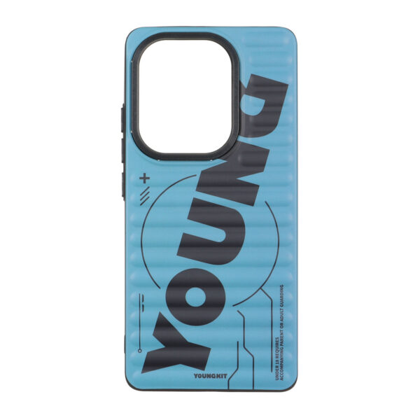 قاب Youngkit مورب Xiaomi Redmi Note 14S / Note 13 Pro 4G / Poco M6 Pro 4G - سبز کبریتی