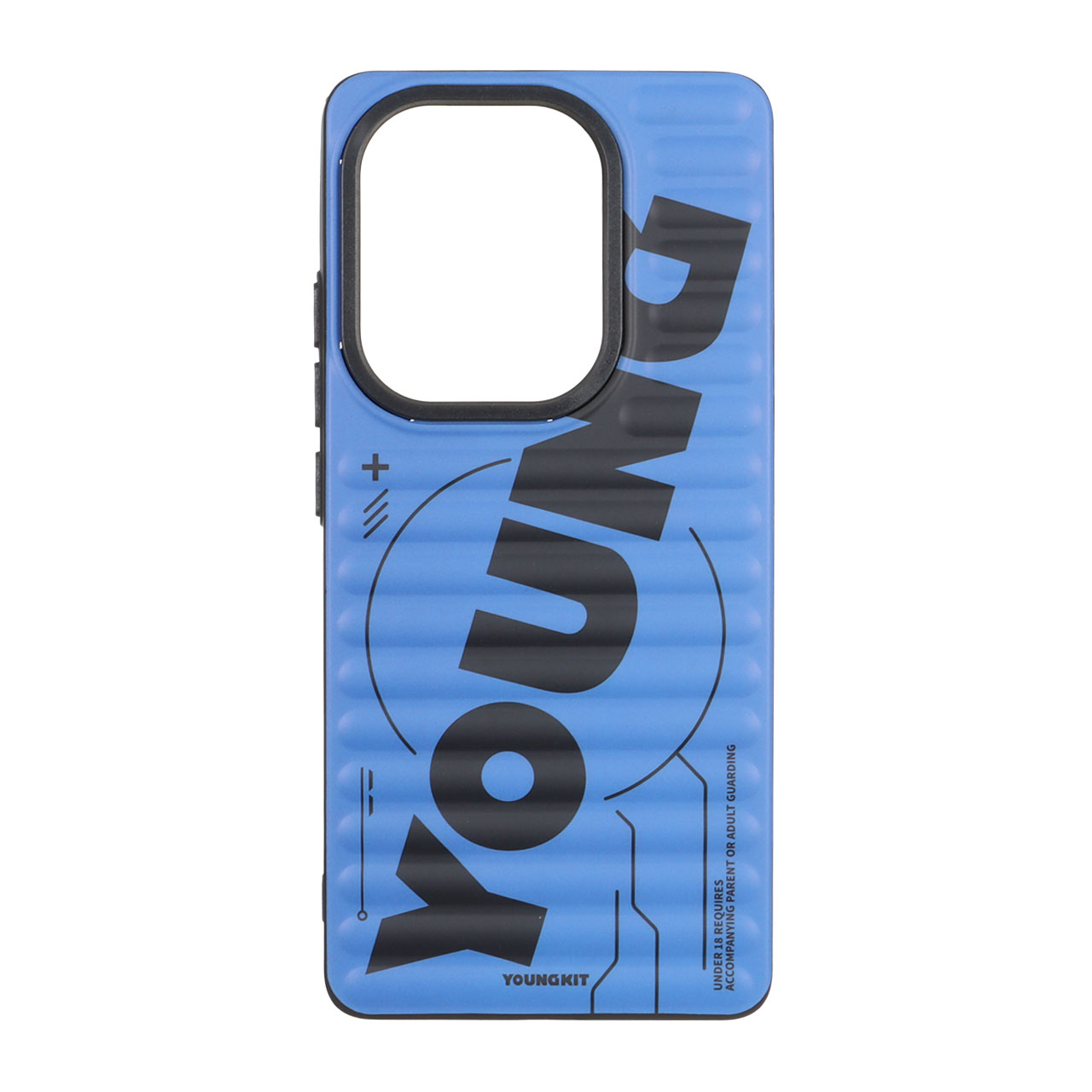 1530862 قاب Youngkit مورب Xiaomi Redmi Note 14S / Note 13 Pro 4G / Poco M6 Pro 4G - آبی - تصویر 1