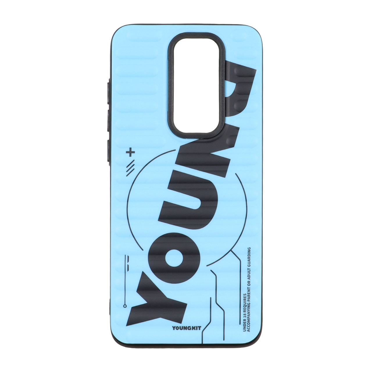 1531094 قاب Youngkit مورب Xiaomi Redmi Note 8 Pro - آبی روشن - تصویر 1