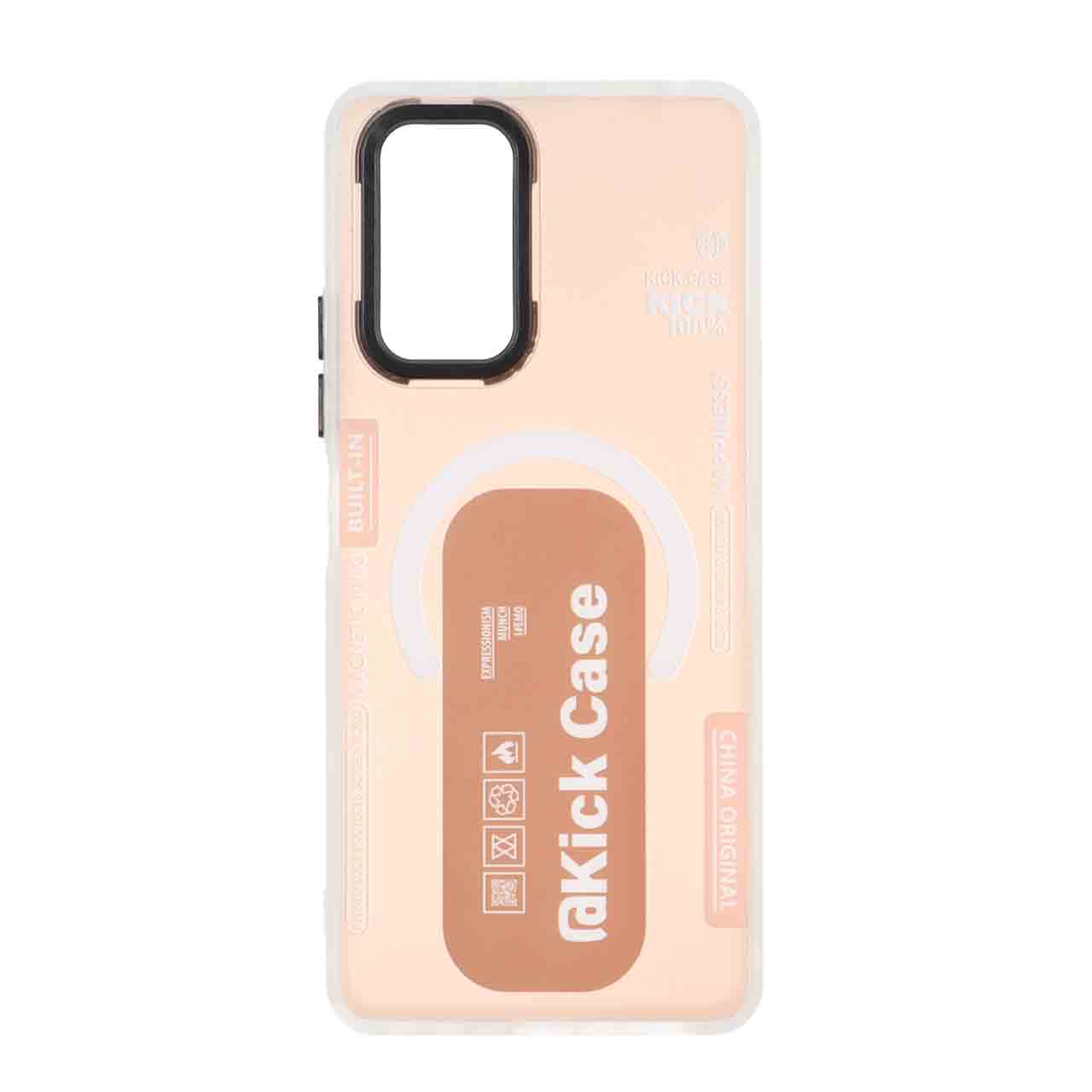 1533932 قاب Kick Case مات بلک لنز Xiaomi Redmi Note 10 Pro 4G / Redmi Note 10 Pro Max - کرم نارنجی - تصویر 1