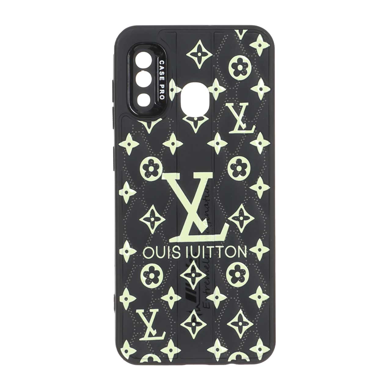 1534238 قاب Case Pro پافر لوزی LV مدل Samsung Galaxy A30 / A20 - مشکی - تصویر 1