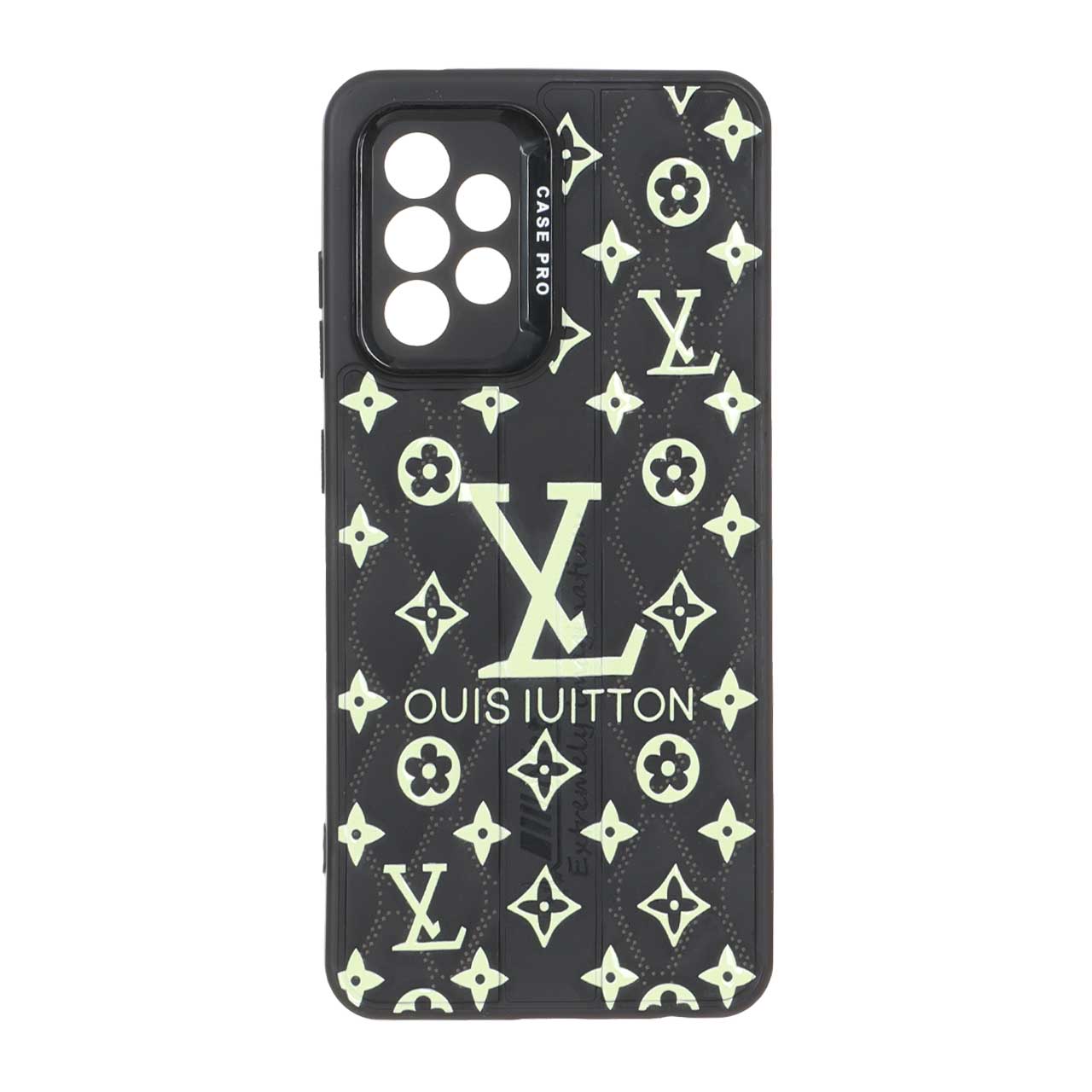 1534262 قاب Case Pro پافر لوزی LV مدل Samsung Galaxy A52 / A52s - مشکی - تصویر 1