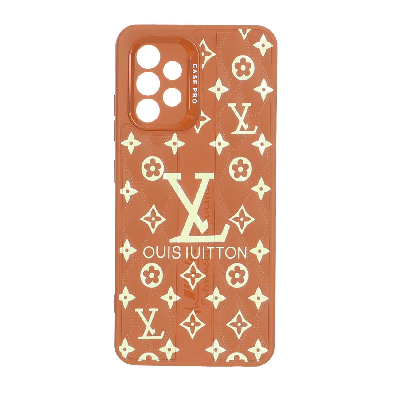 1534340 قاب Case Pro پافر لوزی LV مدل Samsung Galaxy A32 4G - قهوه ای - تصویر 1