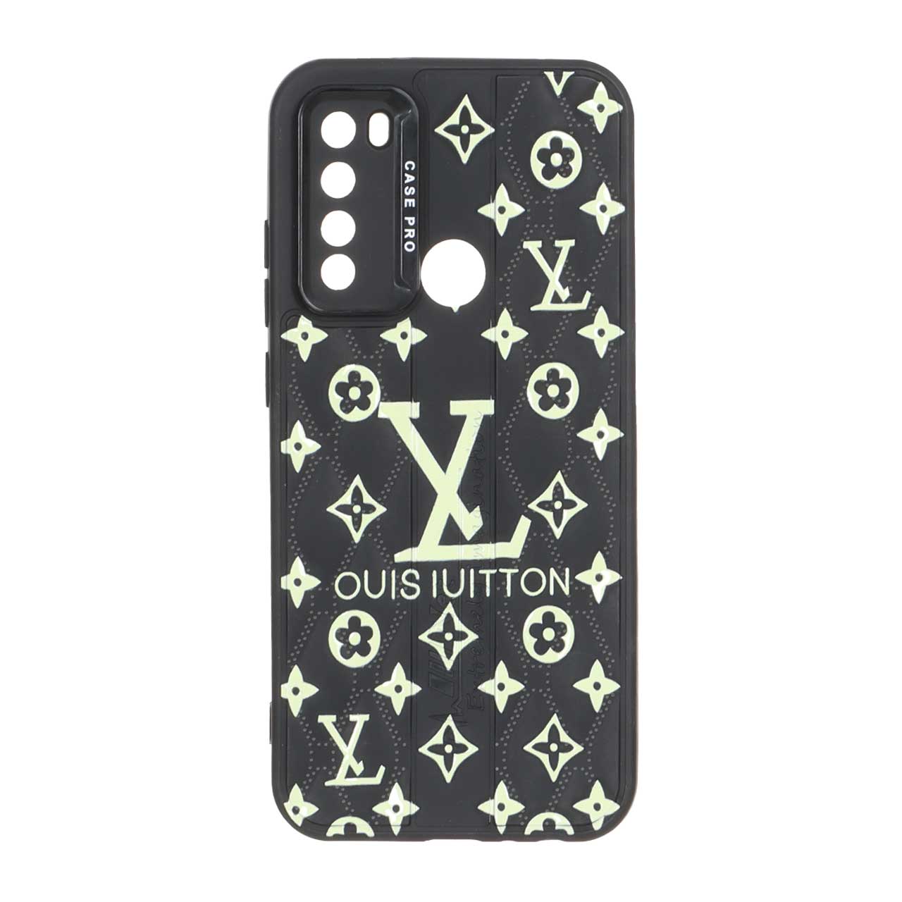 1534398 قاب Case Pro پافر لوزی LV مدل Xiaomi Redmi Note 8 - مشکی - تصویر 1