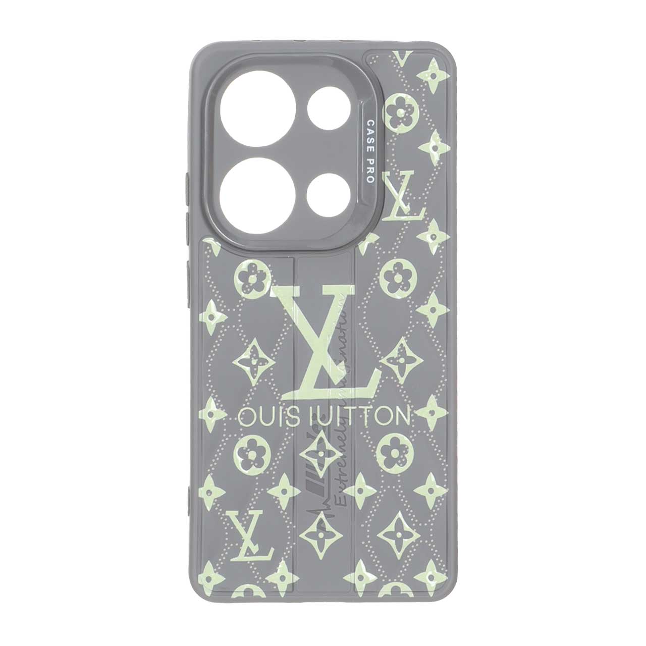 1534474 قاب Case Pro پافر لوزی LV مدل Xiaomi Redmi Note 14S / Note 13 Pro 4G / Poco M6 Pro 4G - خاکستری - تصویر 1
