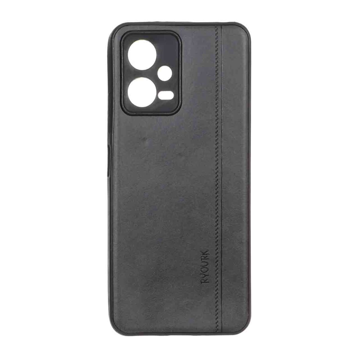 قاب طرح چرم RYOURK مدل Xiaomi Redmi Note 12 5G / Poco X5 5G - خاکستری - تصویر 1