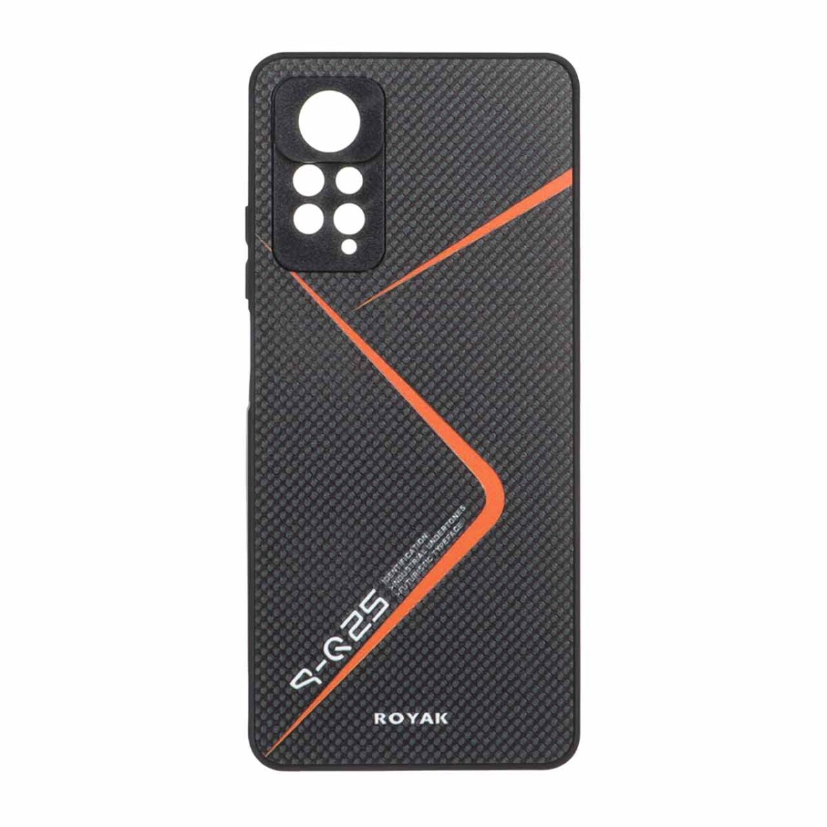 قاب Royak سوزنی Xiaomi Redmi Note 12 Pro 4G / Redmi Note 11 Pro - مشکی - تصویر 1