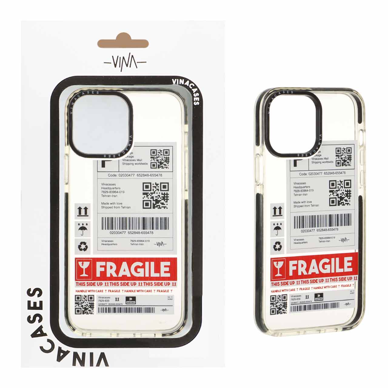 1534956 قاب اورجینال Vina شفاف طرح دار Apple iPhone 13 Pro Max - کد 398 (پک دار) - تصویر 1