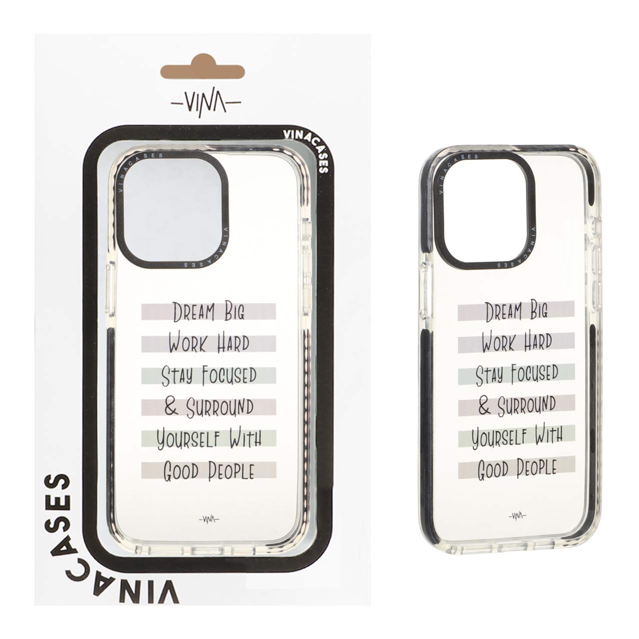 1534972 قاب اورجینال Vina شفاف طرح دار Apple iPhone 15 Pro Max - کد 406 (پک دار) - تصویر 1