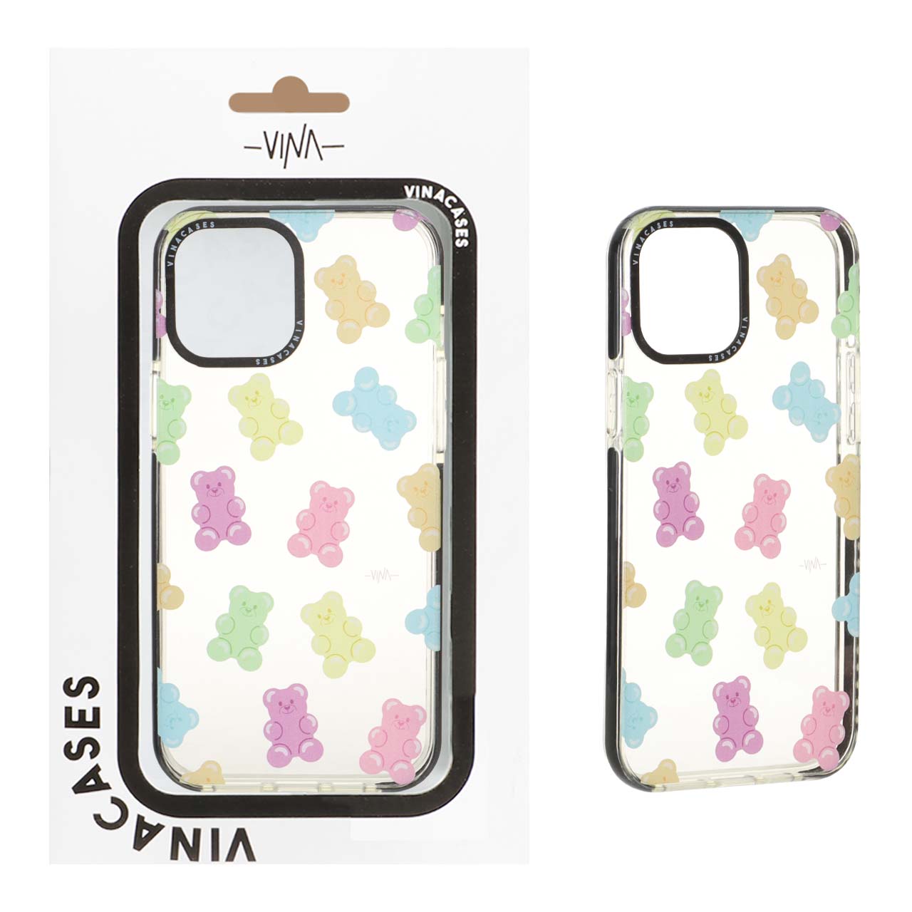 1534998 قاب اورجینال Vina شفاف طرح دار Apple iPhone 12 Pro Max - کد 419 (پک دار) - تصویر 1