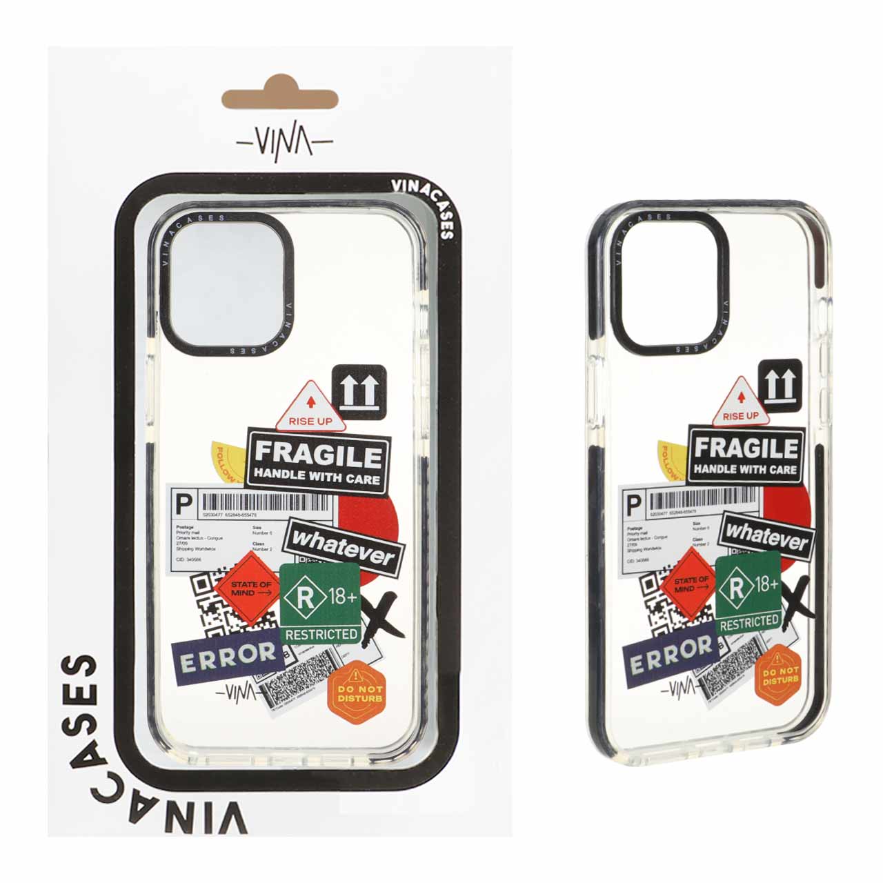 1535008 قاب اورجینال Vina شفاف طرح دار Apple iPhone 12 Pro Max - کد 424 (پک دار) - تصویر 1