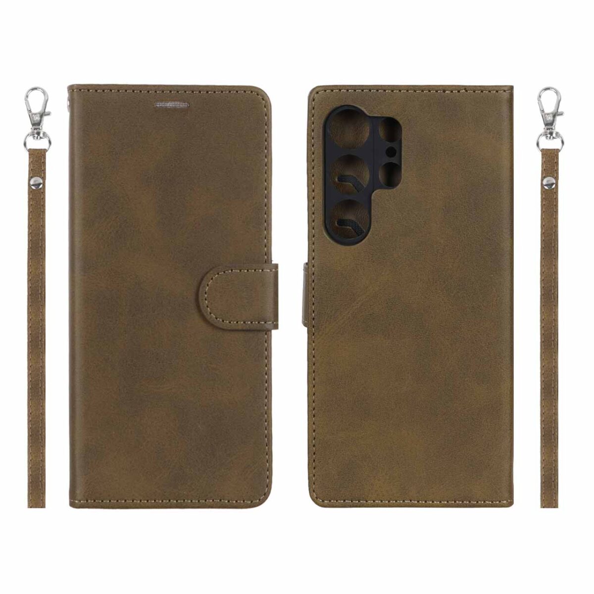 کیف موبایل مگنتی درجه یک MNC مدل Samsung Galaxy S23 Ultra - سبز زیتونی - تصویر 1