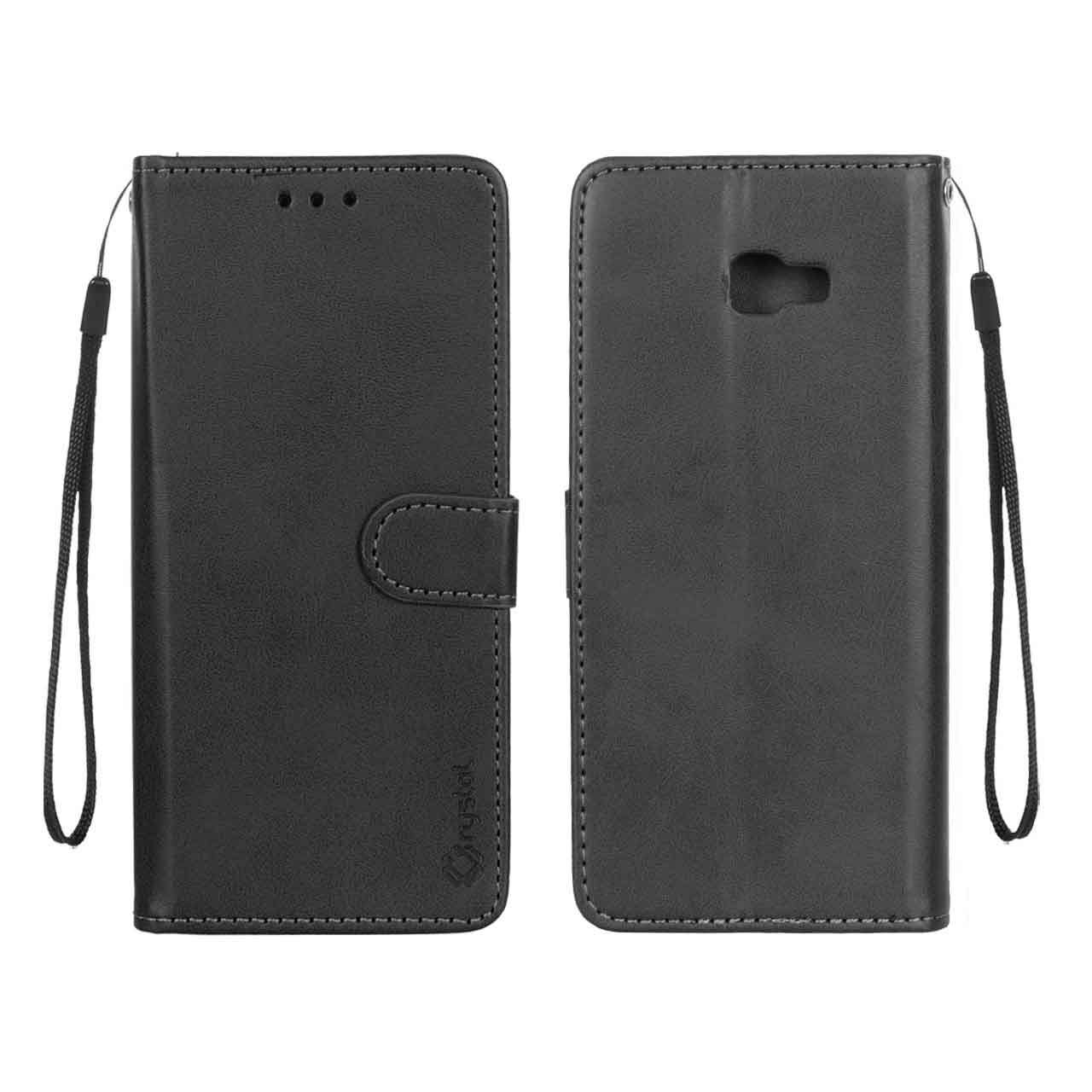 1536520 کیف موبایل مگنتی Crystal داخل مخمل Samsung Galaxy A720 / A7 (2017) - مشکی - تصویر 1