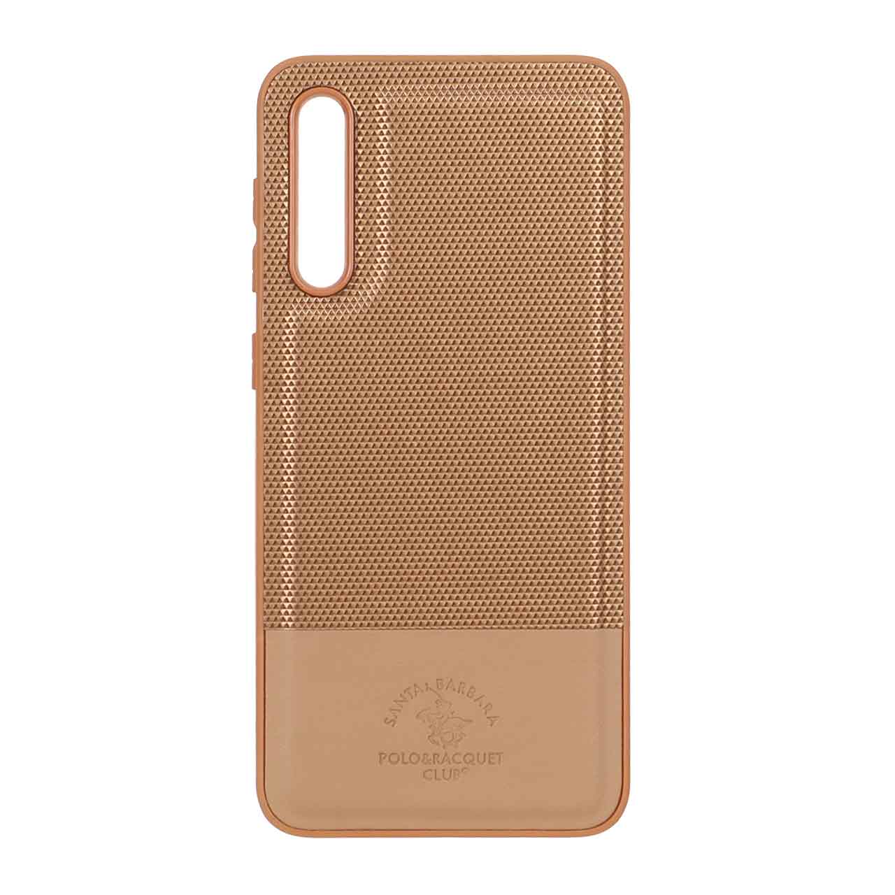 1537128 قاب POLO سوزنی دو تکه Samsung Galaxy A50 / A50s / A30s - قهوه ای - تصویر 1