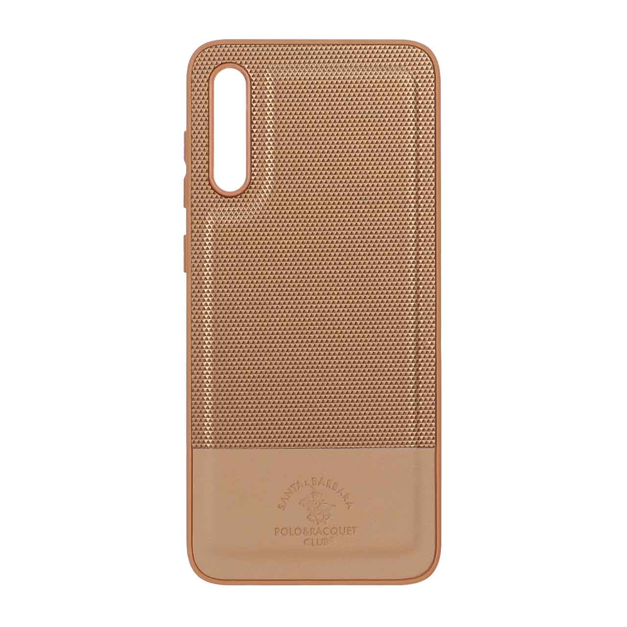 1537256 قاب POLO سوزنی دو تکه Samsung Galaxy A70 / A70s - قهوه ای - تصویر 1