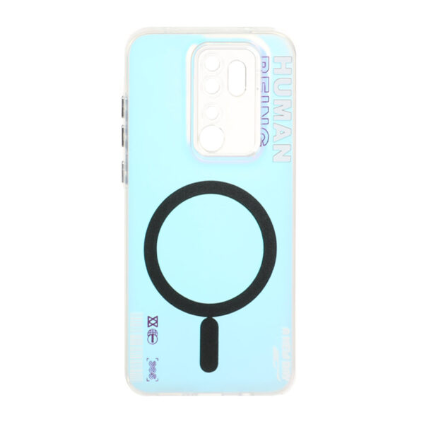 قاب so cool محافظ لنز شفاف طرح Human مدل Xiaomi Redmi Note 8 Pro - هفت رنگ