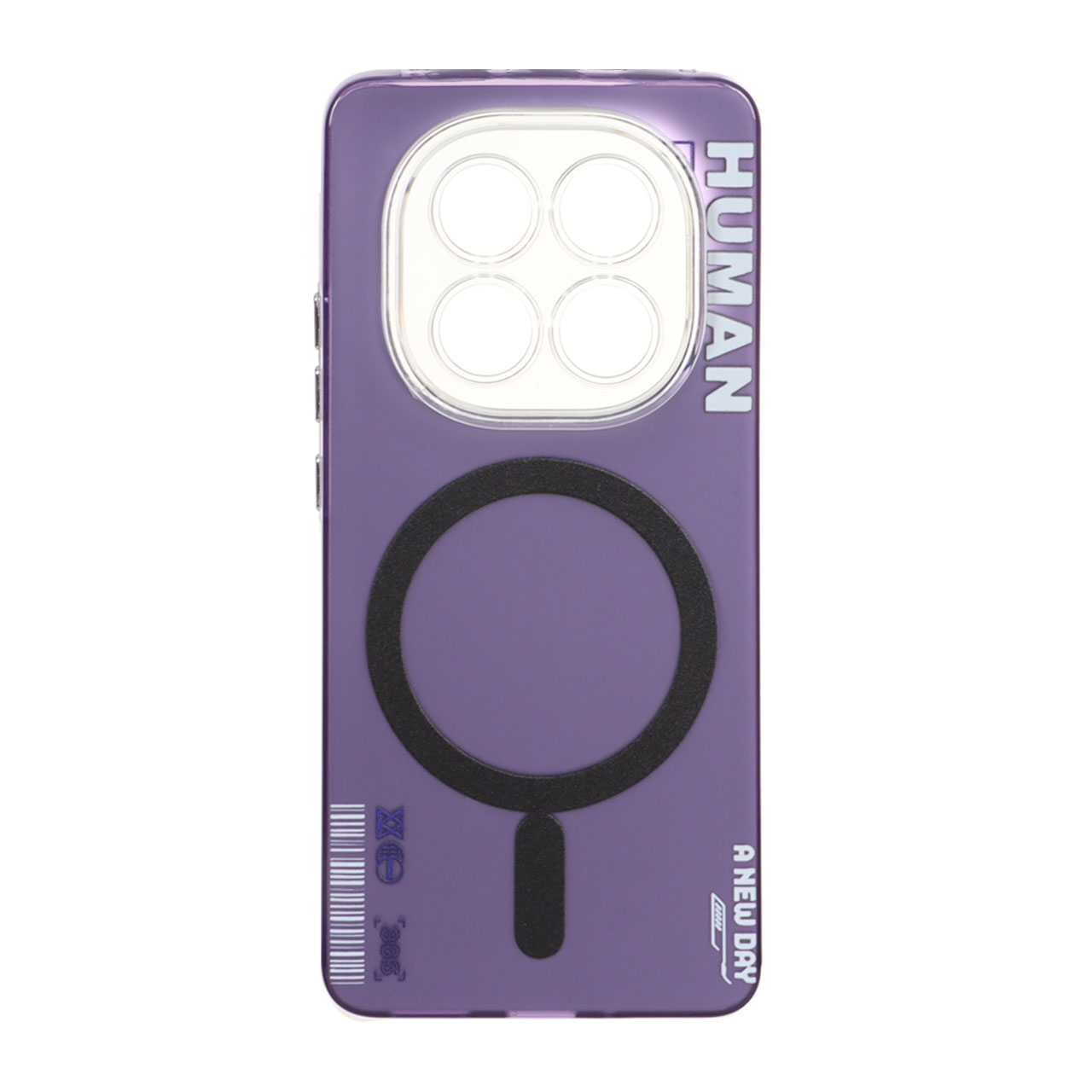 1537626 قاب so cool محافظ لنز شفاف طرح Human مدل Xiaomi Redmi Note 14 Pro 5G / Redmi Note 14 Pro Plus 5G / Poco X7 5G - بنفش - تصویر 1