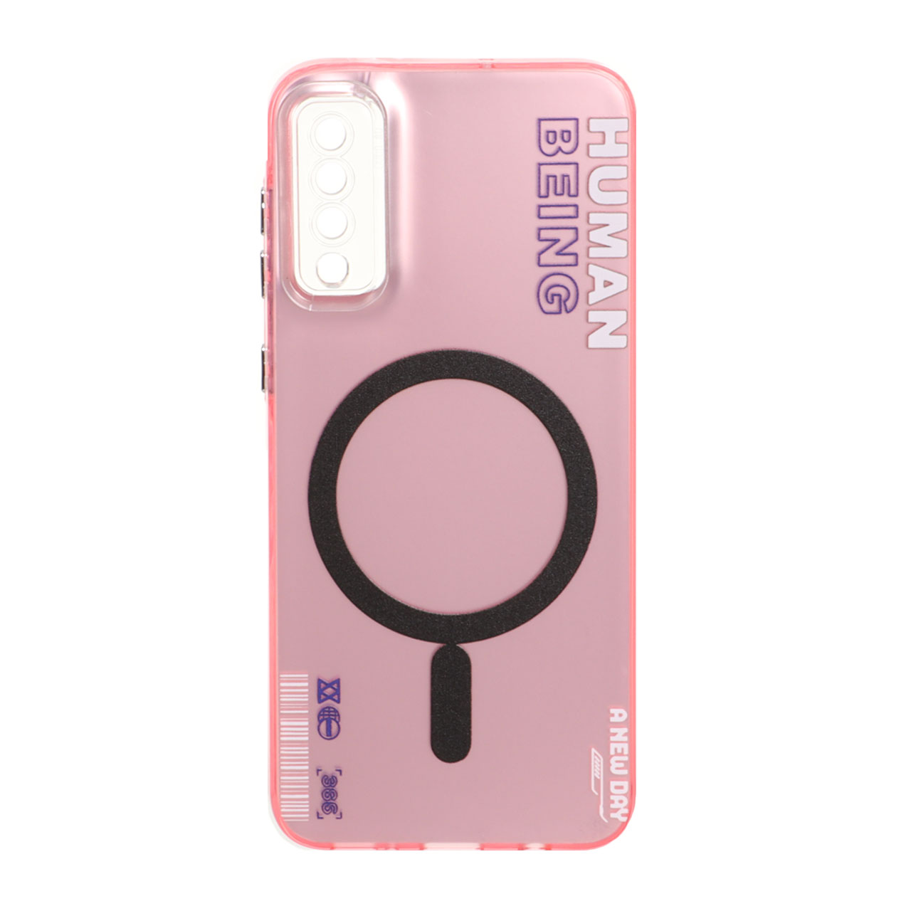 1537688 قاب so cool محافظ لنز شفاف طرح Human مدل Samsung Galaxy A50 / A50s / A30s - صورتی - تصویر 1