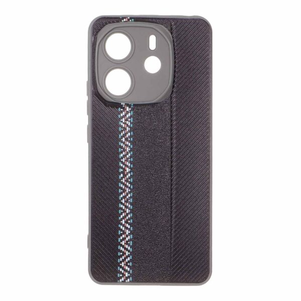 قاب ژله ای رنگی طرح هاشور Xiaomi Redmi Note 14 4G - کد 67