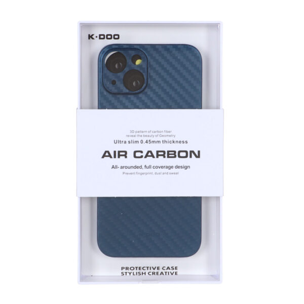 قاب محافظ لنزدار Apple iPhone 13 / iPhone 14 - Original KZDoo Air Carbon - سرمه ای ( پک دار) - NTC
