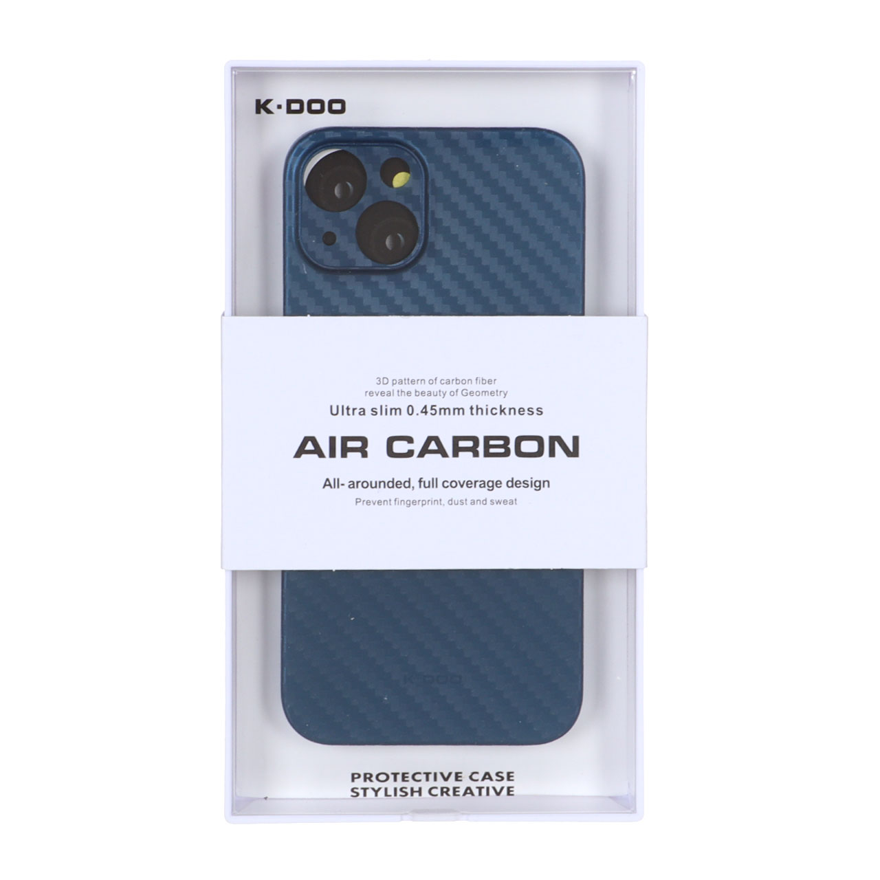 1538418 قاب محافظ لنزدار Apple iPhone 13 / iPhone 14 - Original KZDoo Air Carbon - سرمه ای ( پک دار) - NTC - تصویر 1