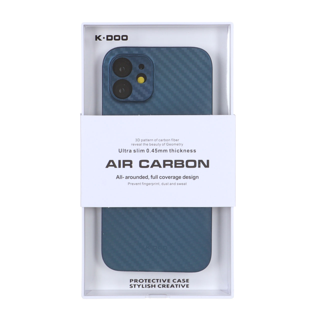 1538424 قاب محافظ لنزدار Apple iPhone 12 - Original KZDoo Air Carbon - سرمه ای ( پک دار) - NTC - تصویر 1