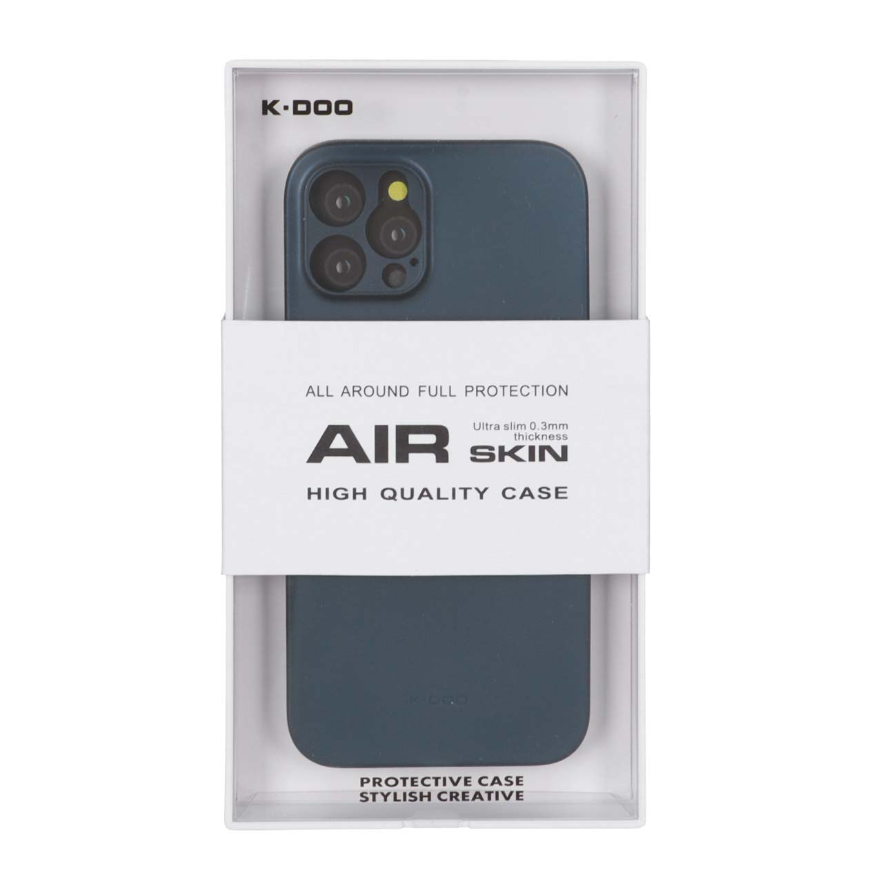 1538480 قاب Original KZDoo Air Skin مدل Apple iPhone 12 Pro - سرمه ای (پک دار) - NTC - تصویر 1