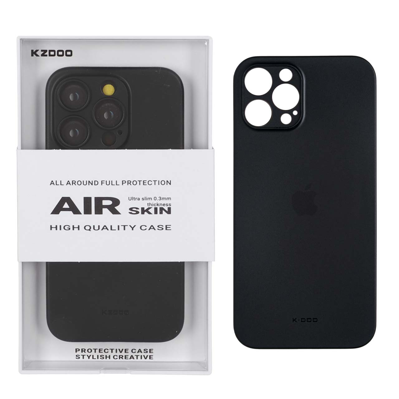 1538508 قاب Original KZDoo Air Skin مدل Apple iPhone 15 Pro - مشکی (پک دار) - NTC - تصویر 1