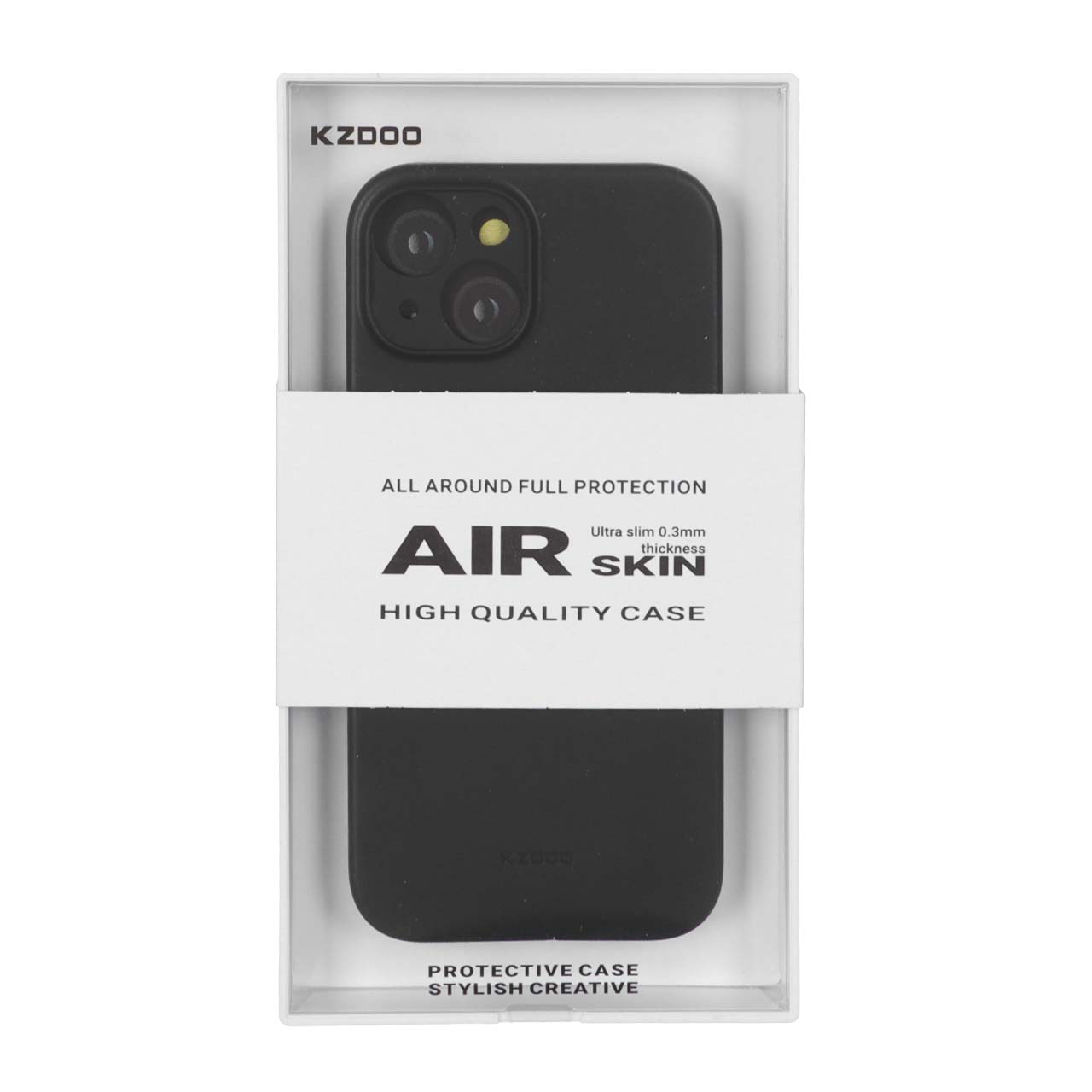 1538510 قاب Original KZDoo Air Skin مدل Apple iPhone 15 - مشکی (پک دار) - NTC - تصویر 1