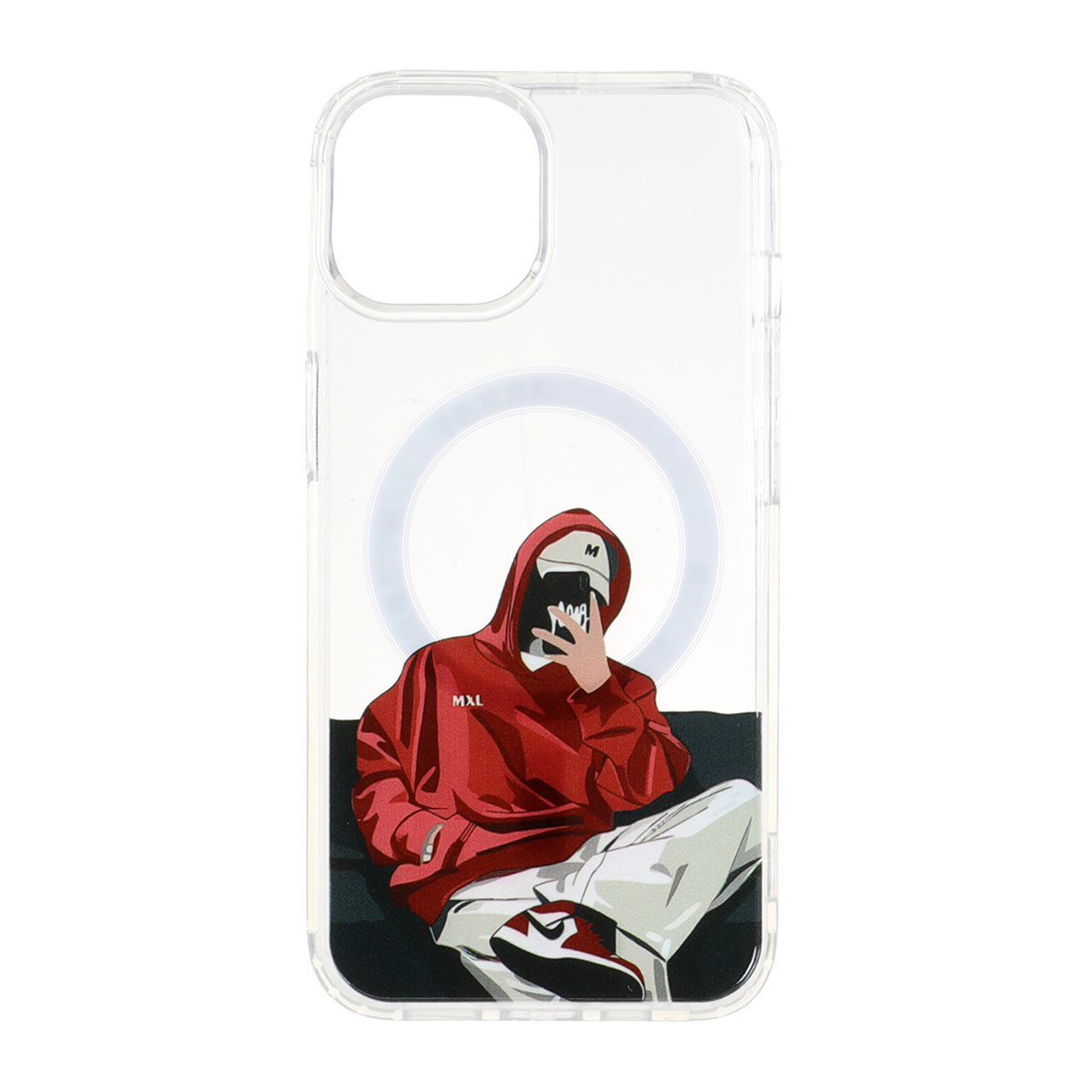 1538880 قاب دور ژله ای MagSafe مینیمال Apple iPhone 13 / iPhone 14 - طرح 20 - تصویر 1