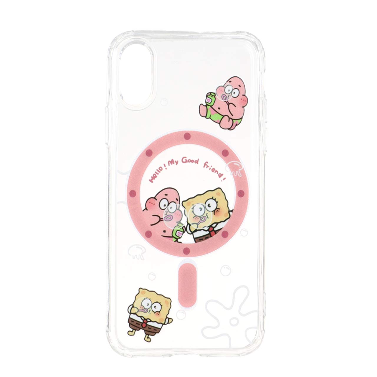 1539298 قاب دور ژله ای MagSafe مینیمال Apple iPhone X / iPhone XS - طرح 229 - تصویر 1