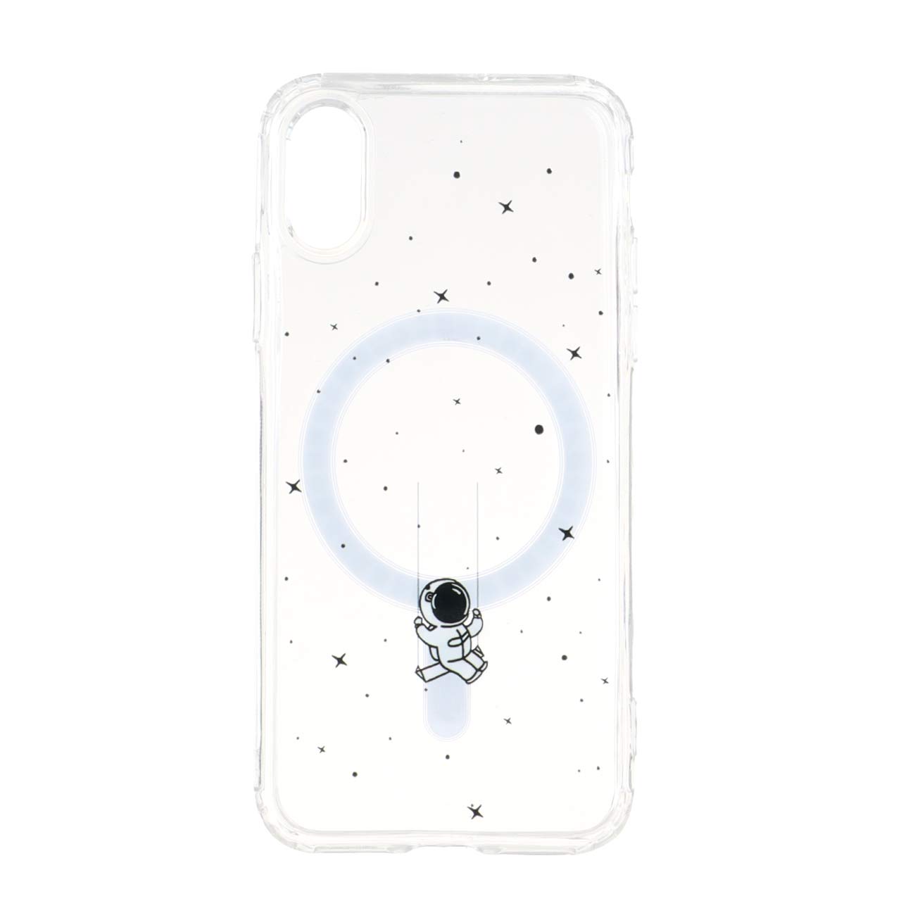 1539318 قاب دور ژله ای MagSafe مینیمال Apple iPhone X / iPhone XS - طرح 239 - تصویر 1