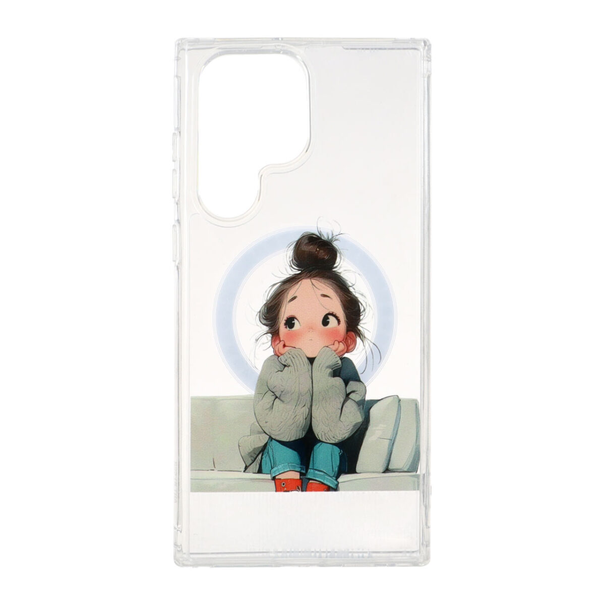 قاب دور ژله ای MagSafe مینیمال Samsung Galaxy S22 Ultra - طرح 322 - تصویر 1