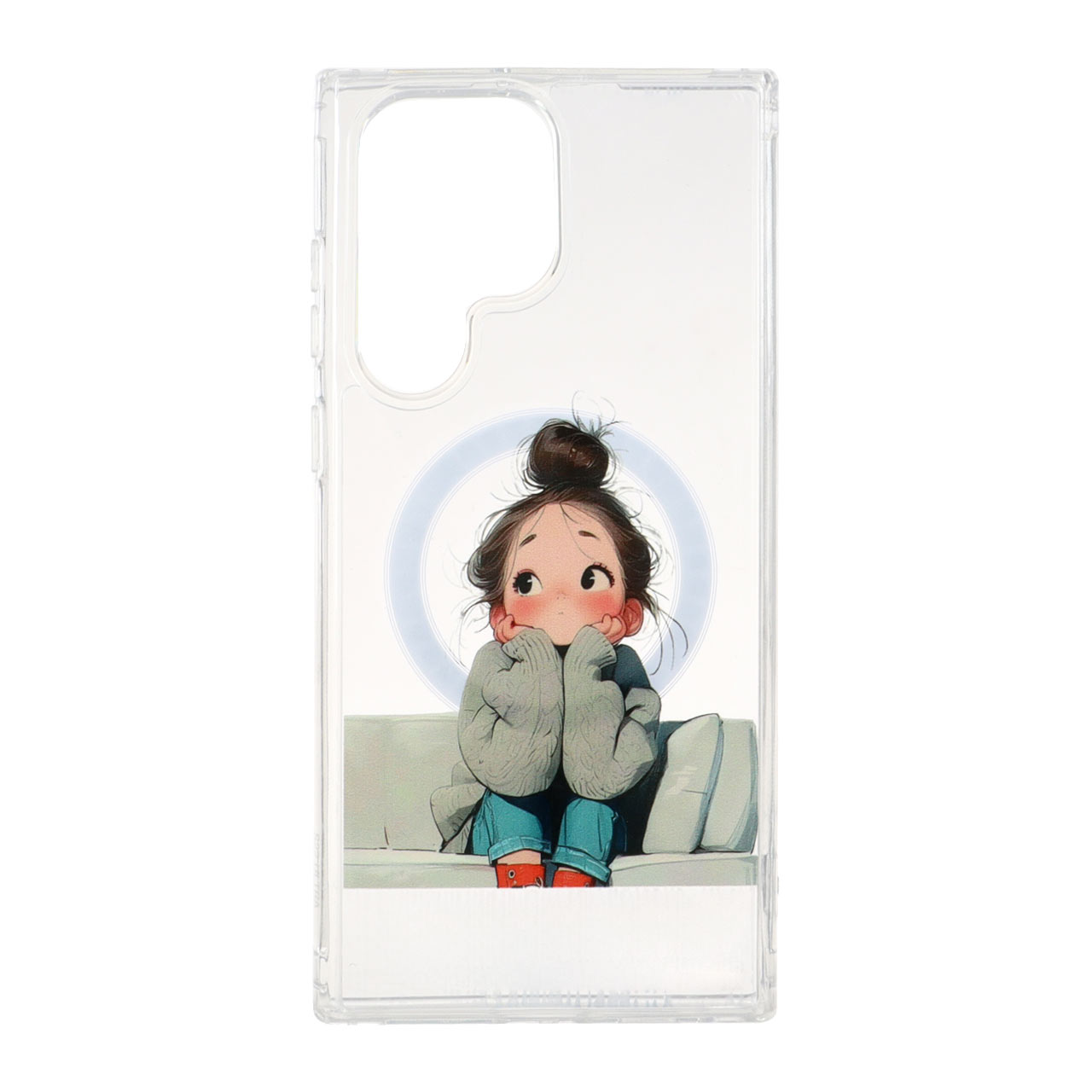 1539484 قاب دور ژله ای MagSafe مینیمال Samsung Galaxy S22 Ultra - طرح 322 - تصویر 1