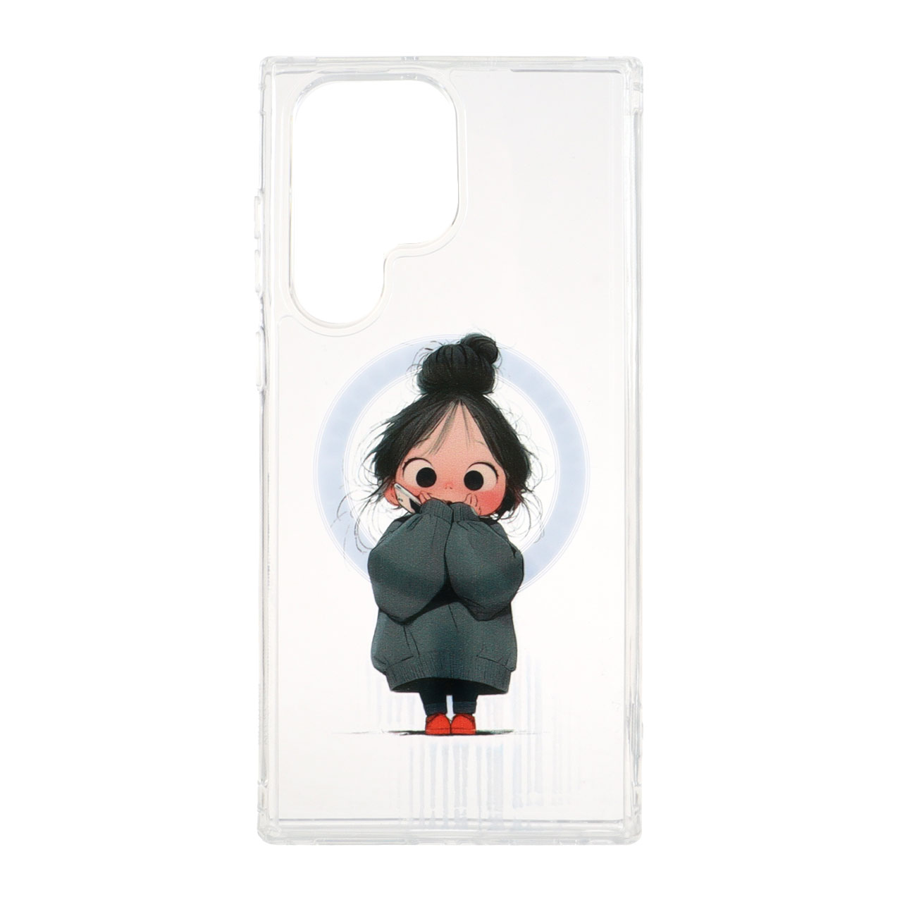 1539498 قاب دور ژله ای MagSafe مینیمال Samsung Galaxy S22 Ultra - طرح 329 - تصویر 1