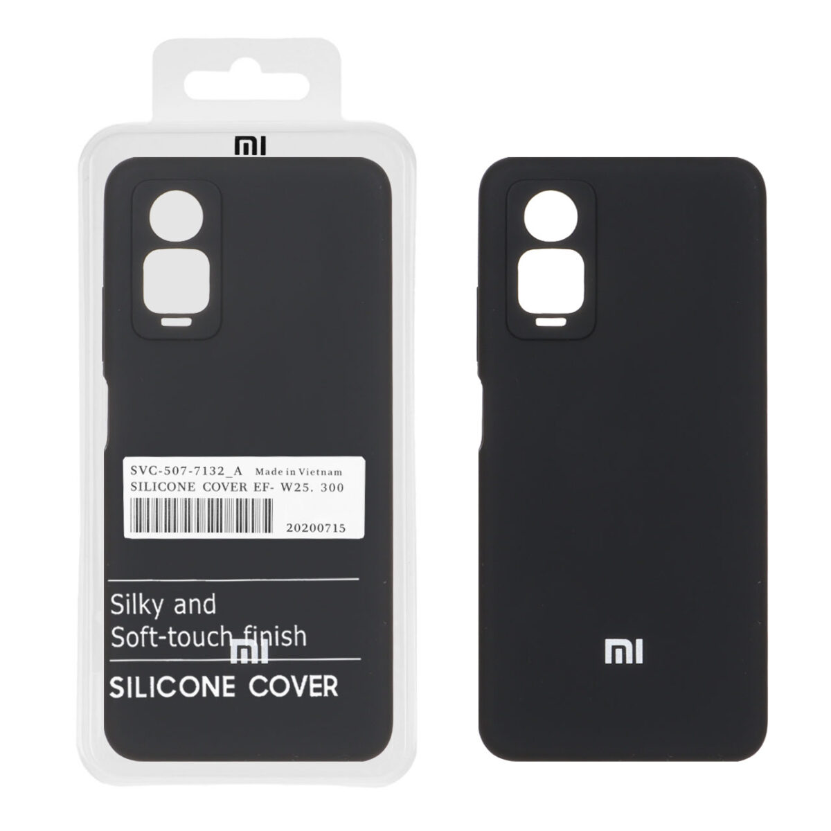 قاب سیلیکونی پاک کنی اورجینال درجه یک Xiaomi Redmi Note 12 Pro 4G / Redmi Note 11 Pro - مشکی (پک دار) - NTC - تصویر 1
